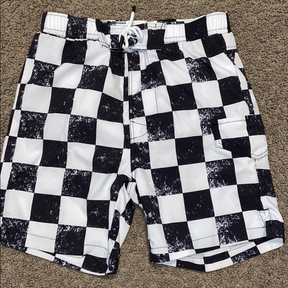 Sovereign Code black and white check bathing suit